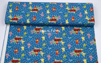 Canvas - Chonky Neko Warriors fabric - FO:REST Fabric 布恩堂Liberty fabrictana lawnjapanese fabricykk zipper