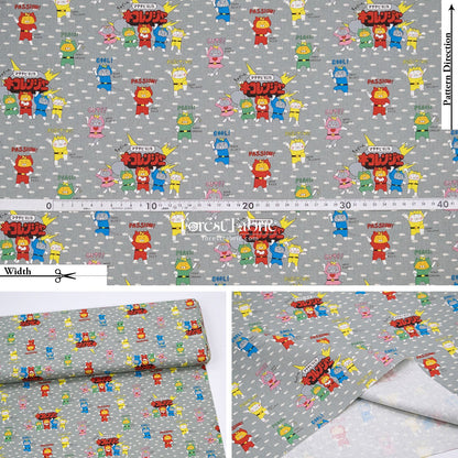 Canvas - Chonky Neko Warriors fabric - FO:REST Fabric 布恩堂Liberty fabrictana lawnjapanese fabricykk zipper