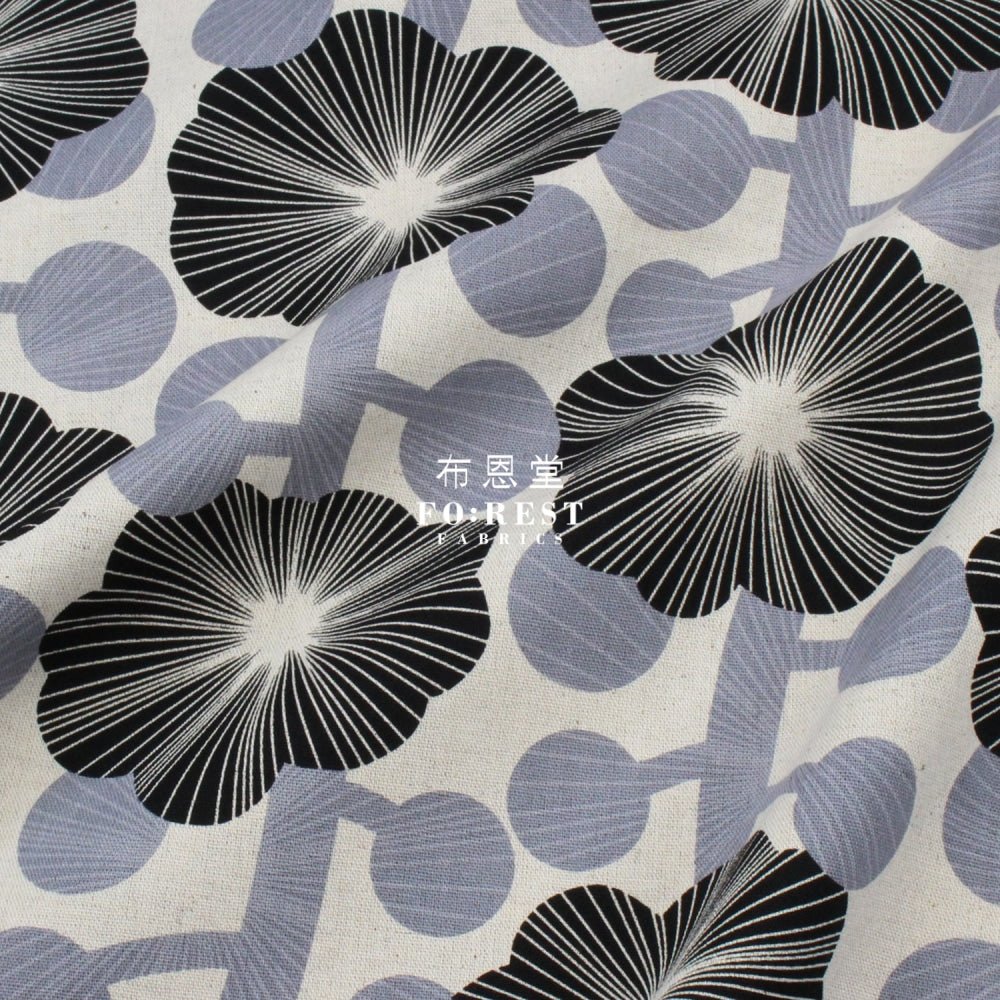 Canvas - diagonal flower fabric Natural - FO:REST Fabric 布恩堂Liberty fabrictana lawnjapanese fabricykk zipper