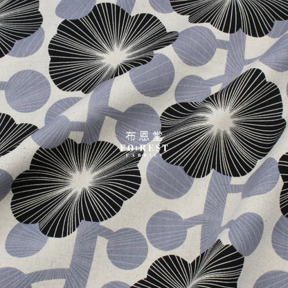 Canvas - diagonal flower fabric Natural - FO:REST Fabric 布恩堂Liberty fabrictana lawnjapanese fabricykk zipper