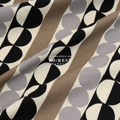 Canvas - dot fabric Black - FO:REST Fabric 布恩堂Liberty fabrictana lawnjapanese fabricykk zipper