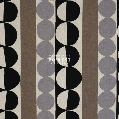 Canvas - dot fabric Black - FO:REST Fabric 布恩堂Liberty fabrictana lawnjapanese fabricykk zipper