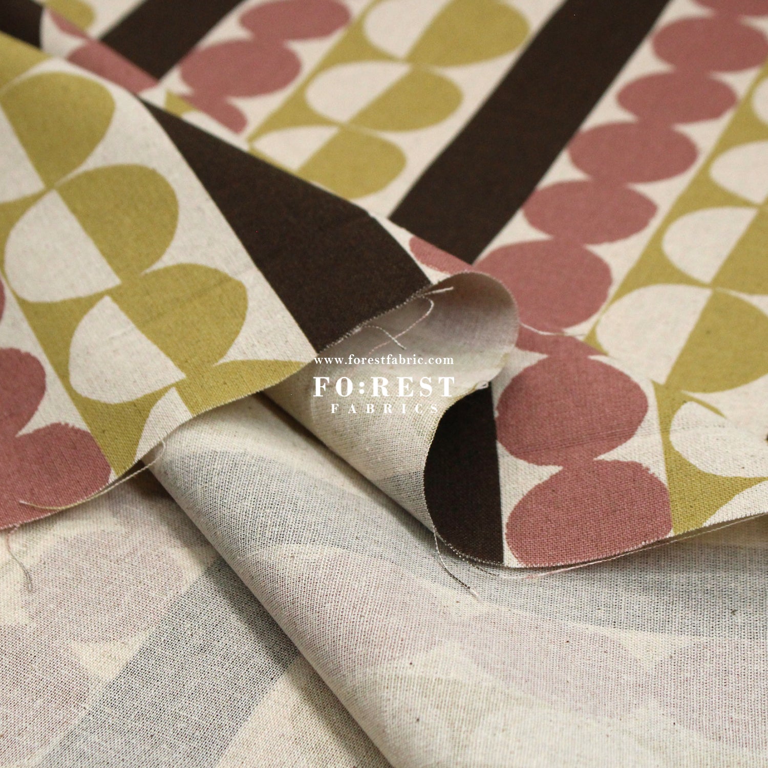 Canvas - dot fabric Dusty Pink - FO:REST Fabric 布恩堂Liberty fabrictana lawnjapanese fabricykk zipper