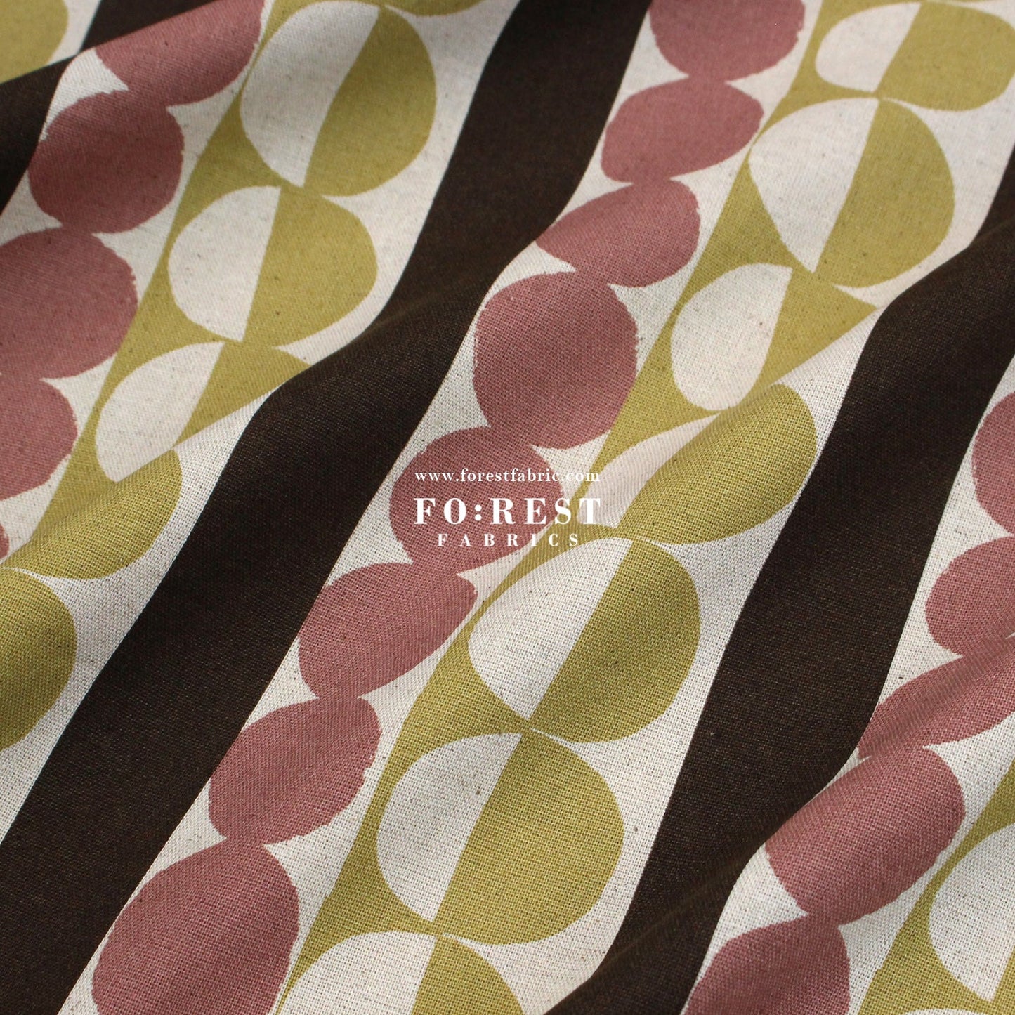 Canvas - dot fabric Dusty Pink - FO:REST Fabric 布恩堂Liberty fabrictana lawnjapanese fabricykk zipper