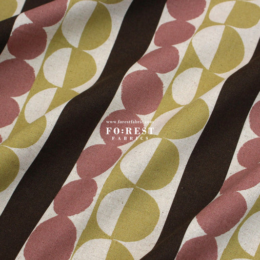 Canvas - dot fabric Dusty Pink - FO:REST Fabric 布恩堂Liberty fabrictana lawnjapanese fabricykk zipper