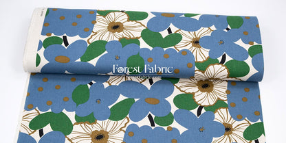 Canvas - Marche flower fabric - FO:REST Fabric 布恩堂Liberty fabrictana lawnjapanese fabricykk zipper