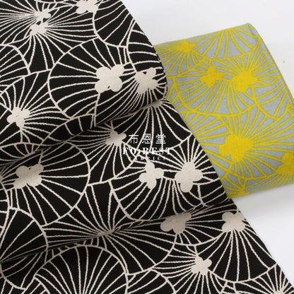 Canvas - shell fabric Black - FO:REST Fabric 布恩堂Liberty fabrictana lawnjapanese fabricykk zipper