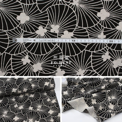 Canvas - shell fabric Black - FO:REST Fabric 布恩堂Liberty fabrictana lawnjapanese fabricykk zipper