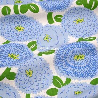 Canvas - The Giant Dahlia flower fabric - FO:REST Fabric 布恩堂Liberty fabrictana lawnjapanese fabricykk zipper