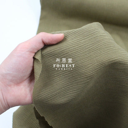 Chizimi Cotton - Solid fabric 高島縮 - FO:REST Fabric 布恩堂Liberty fabrictana lawnjapanese fabricykk zipper