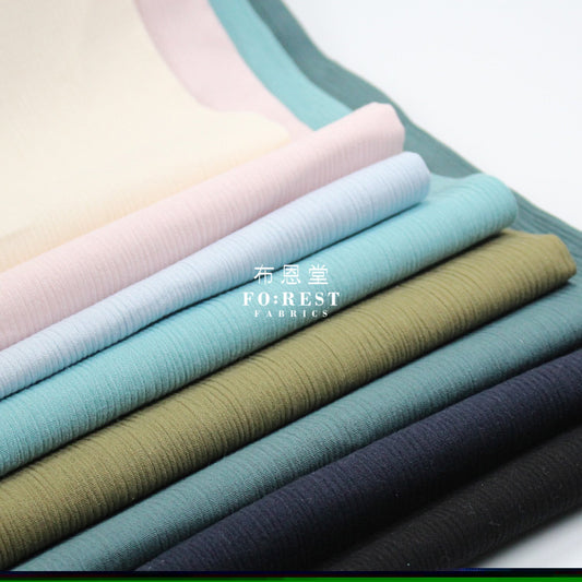 Chizimi Cotton - Solid fabric 高島縮 - FO:REST Fabric 布恩堂Liberty fabrictana lawnjapanese fabricykk zipper
