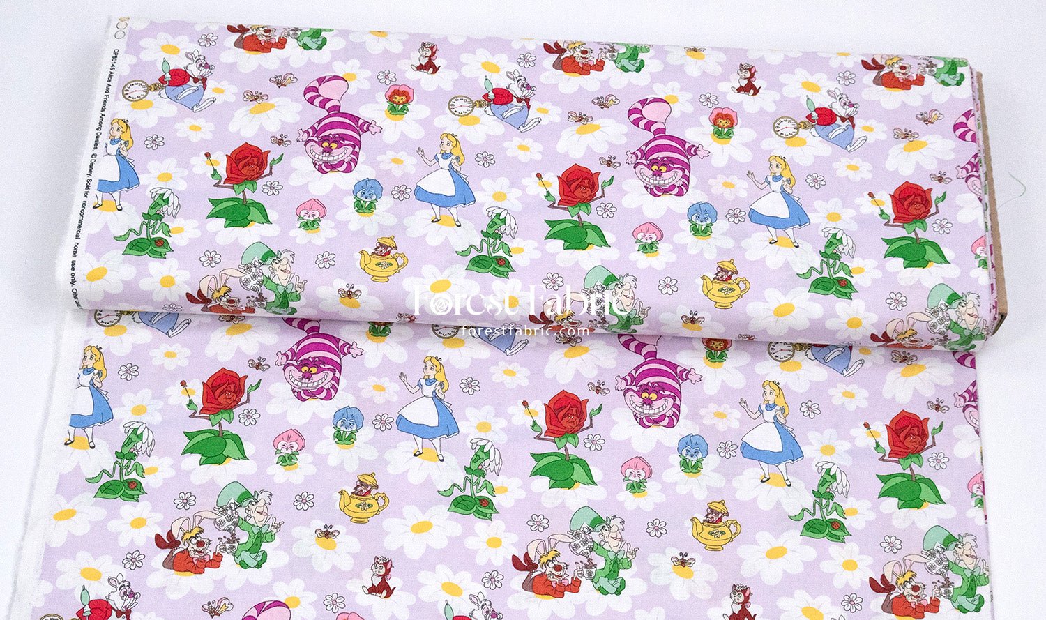 cotton - Alice in Wonderland fabric - FO:REST Fabric 布恩堂Liberty fabrictana lawnjapanese fabricykk zipper