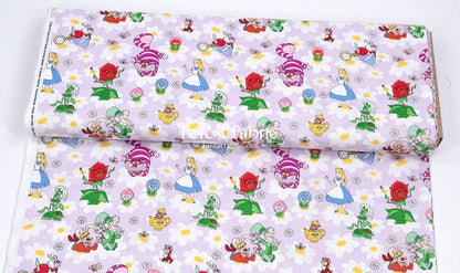 cotton - Alice in Wonderland fabric - FO:REST Fabric 布恩堂Liberty fabrictana lawnjapanese fabricykk zipper