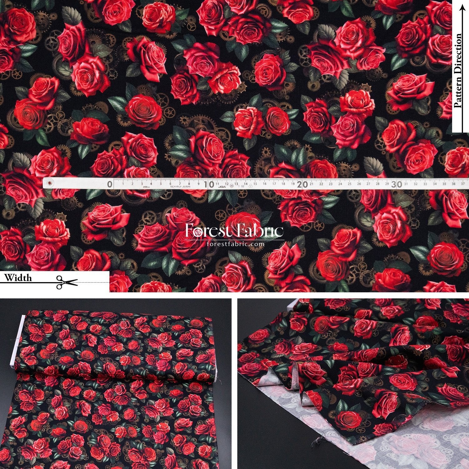 cotton - Alice in Wonderland fabric - FO:REST Fabric 布恩堂Liberty fabrictana lawnjapanese fabricykk zipper