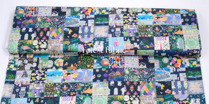 cotton - Anniversary Patchwork fabric - FO:REST Fabric 布恩堂Liberty fabrictana lawnjapanese fabricykk zipper