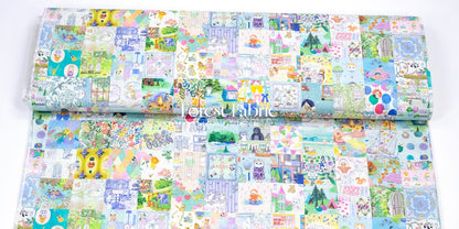 cotton - Anniversary Patchwork fabric - FO:REST Fabric 布恩堂Liberty fabrictana lawnjapanese fabricykk zipper