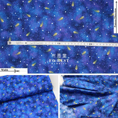 cotton - Arctic Night Sky fabric - FO:REST Fabric 布恩堂Liberty fabrictana lawnjapanese fabricykk zipper