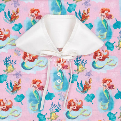 cotton - Ariel fish fabric - FO:REST Fabric 布恩堂Liberty fabrictana lawnjapanese fabricykk zipper