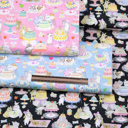 cotton - Baking Cats fabric - FO:REST Fabric 布恩堂Liberty fabrictana lawnjapanese fabricykk zipper