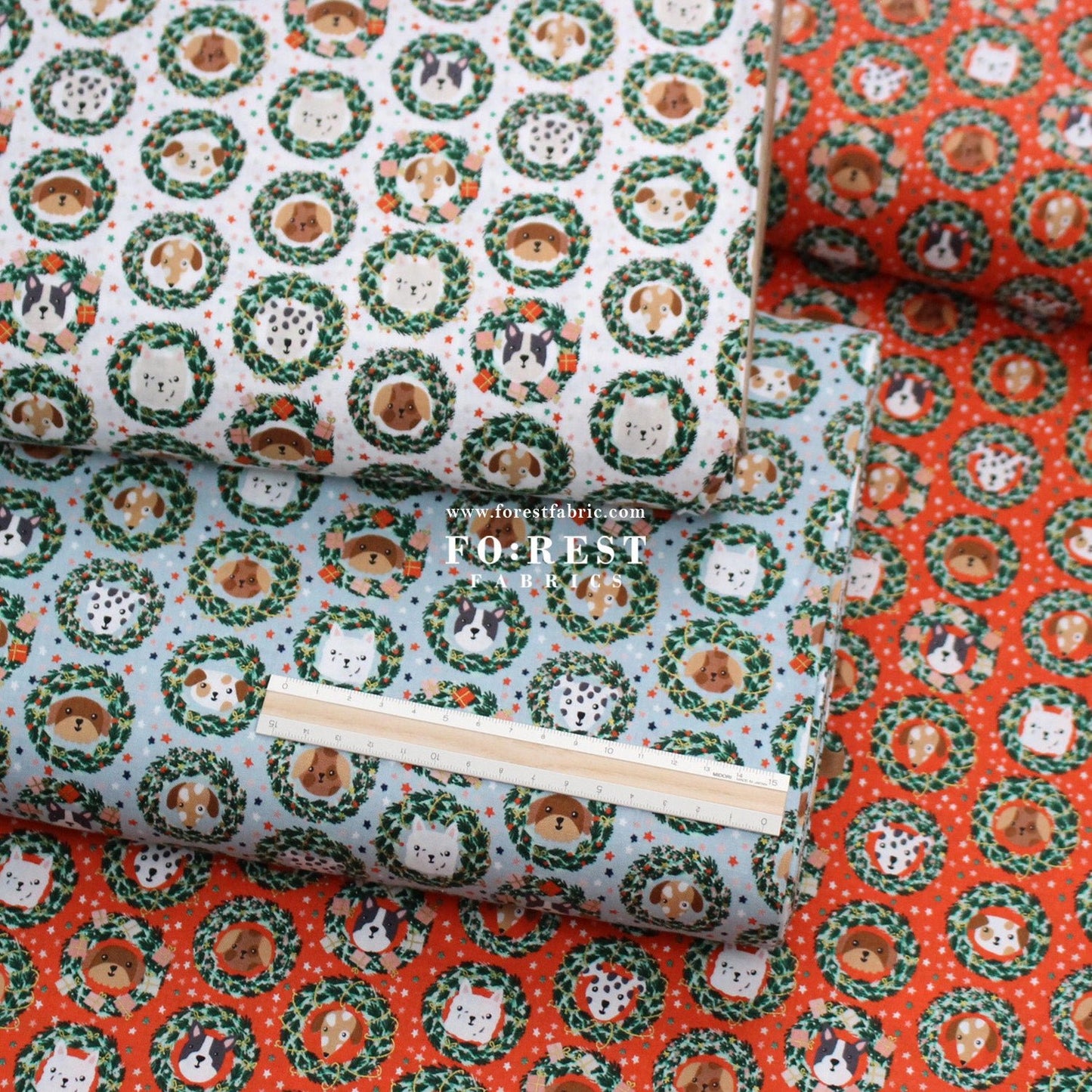 cotton - Bark And Bough fabric - FO:REST Fabric 布恩堂Liberty fabrictana lawnjapanese fabricykk zipper