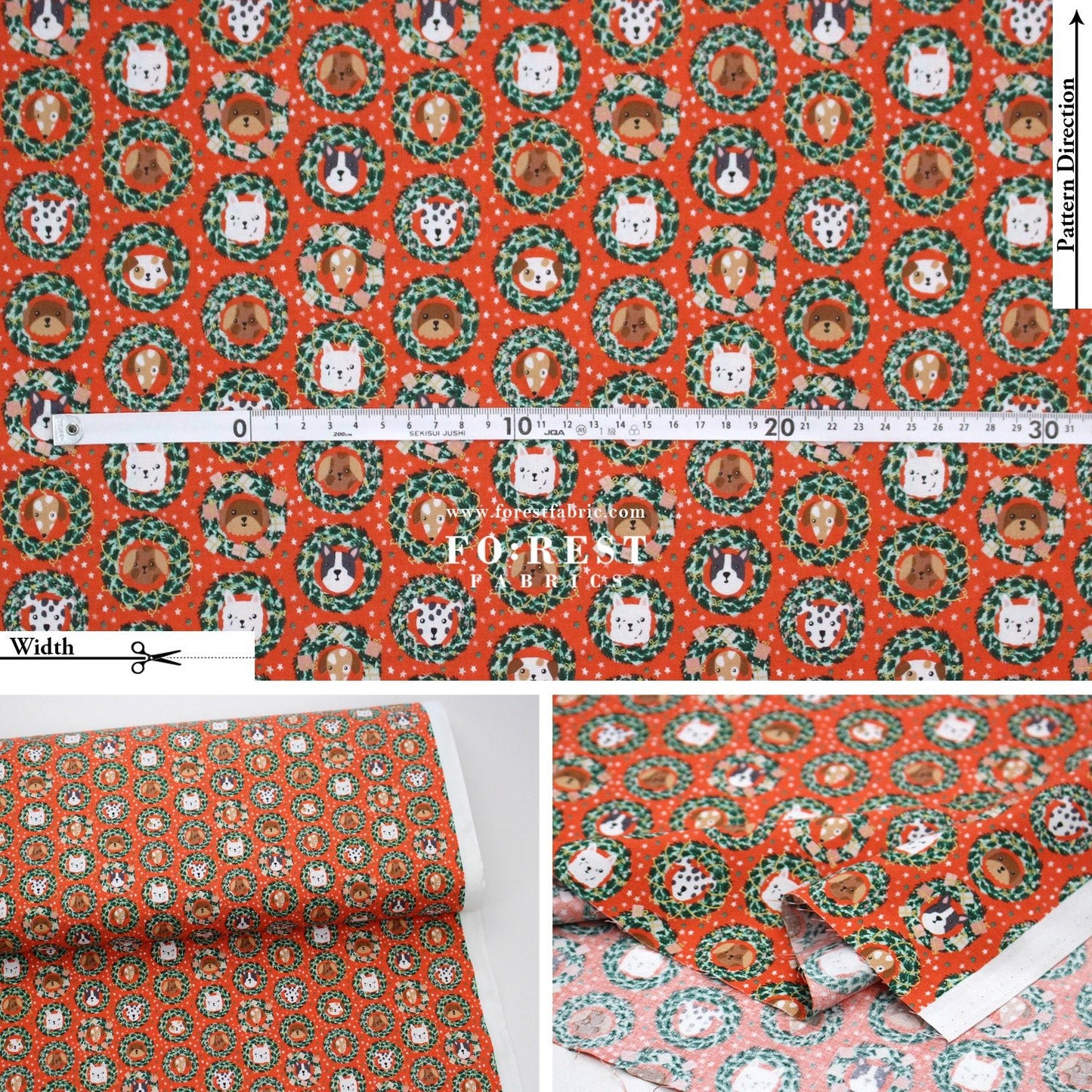 cotton - Bark And Bough fabric - FO:REST Fabric 布恩堂Liberty fabrictana lawnjapanese fabricykk zipper