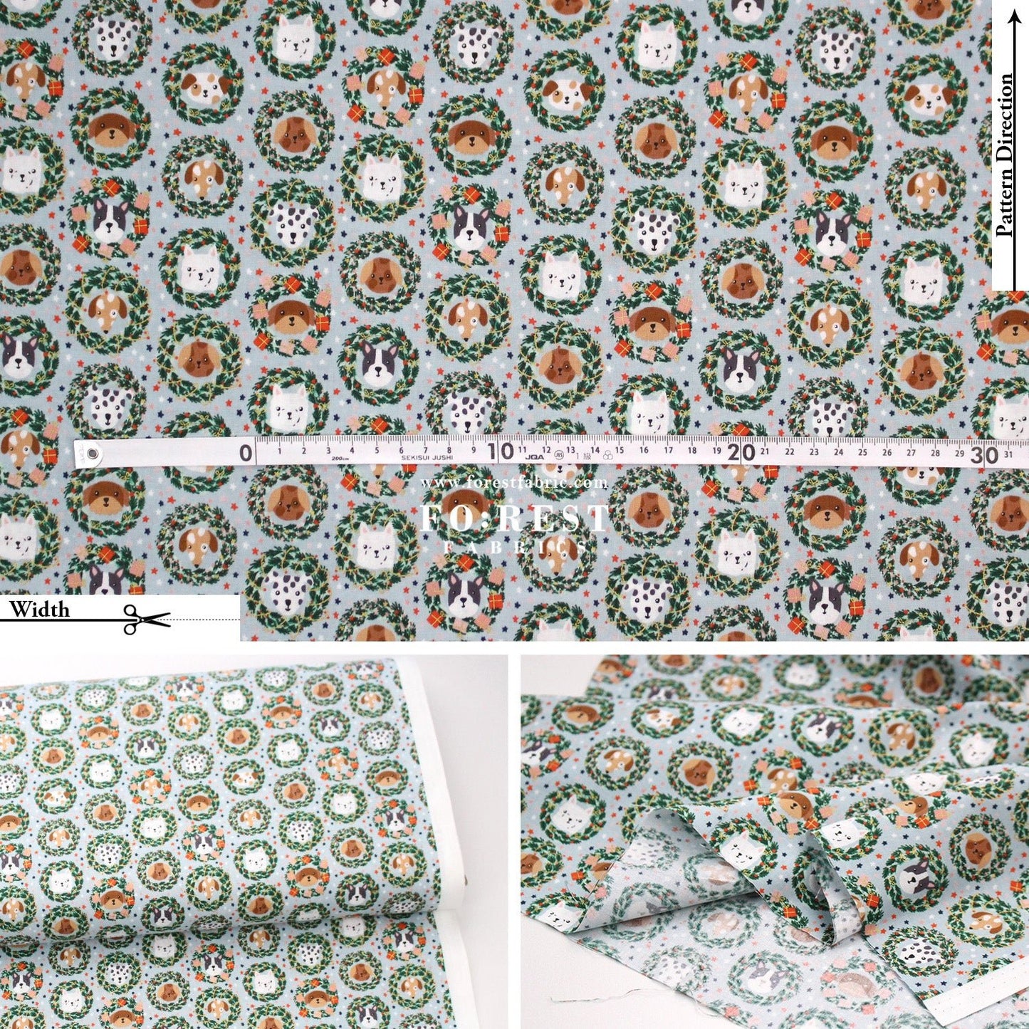 cotton - Bark And Bough fabric - FO:REST Fabric 布恩堂Liberty fabrictana lawnjapanese fabricykk zipper