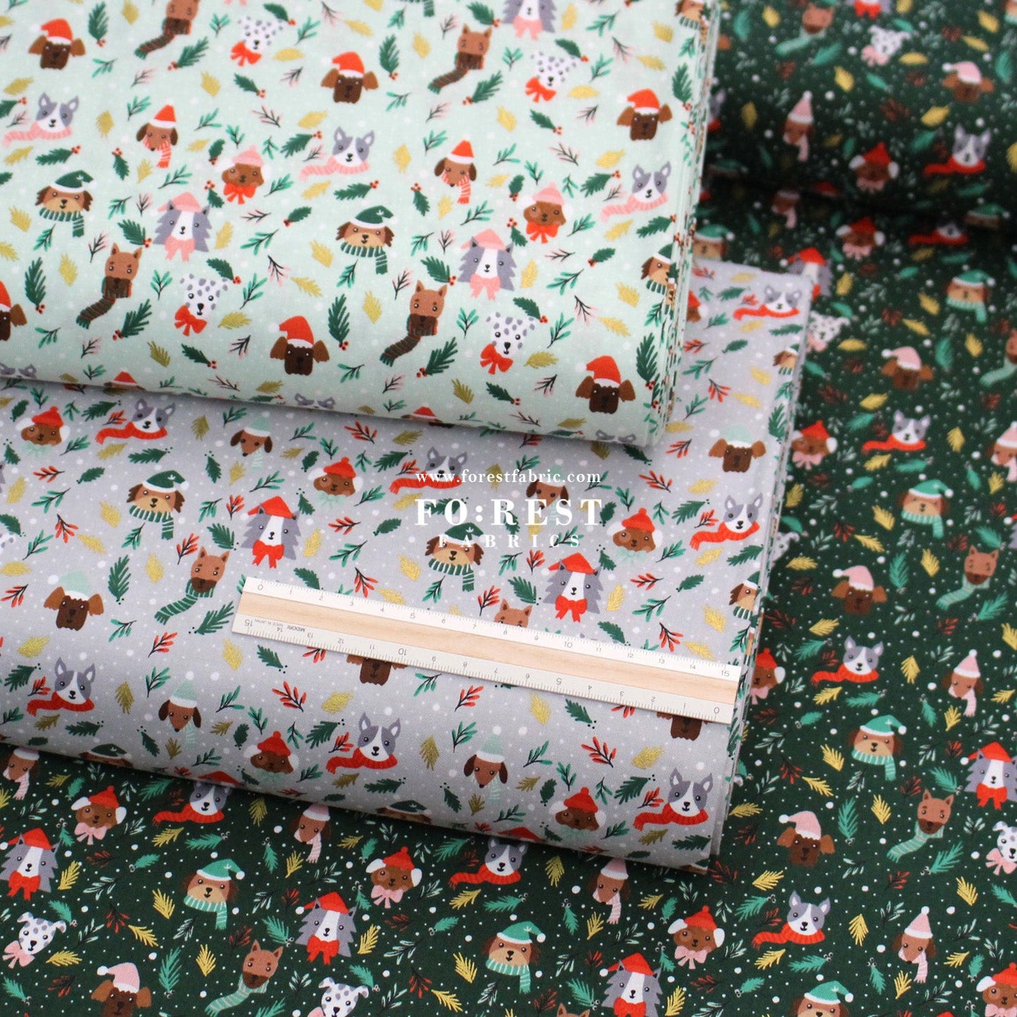 cotton - Barkmas Tree fabric - FO:REST Fabric 布恩堂Liberty fabrictana lawnjapanese fabricykk zipper