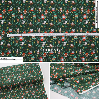 cotton - Barkmas Tree fabric - FO:REST Fabric 布恩堂Liberty fabrictana lawnjapanese fabricykk zipper