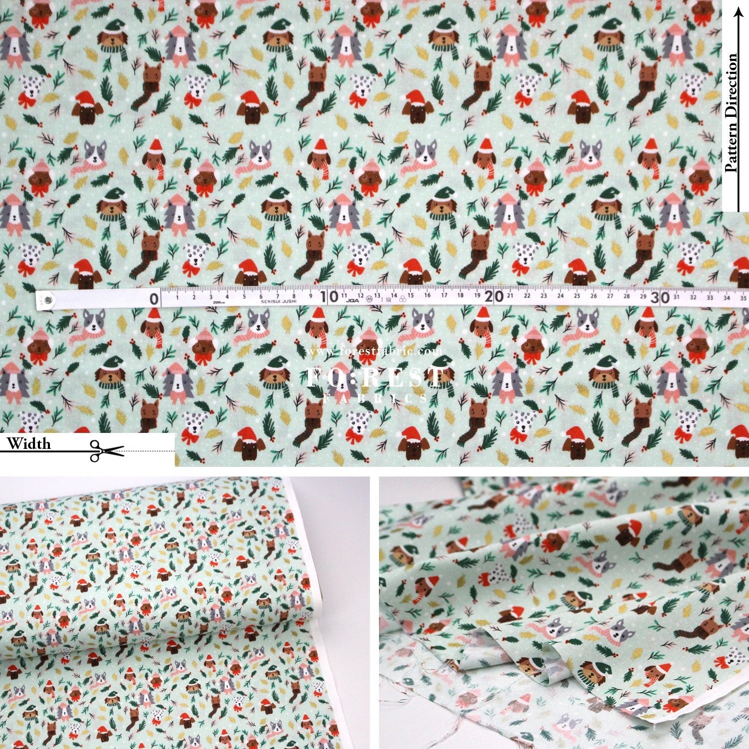 cotton - Barkmas Tree fabric - FO:REST Fabric 布恩堂Liberty fabrictana lawnjapanese fabricykk zipper