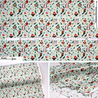 cotton - Barkmas Tree fabric - FO:REST Fabric 布恩堂Liberty fabrictana lawnjapanese fabricykk zipper