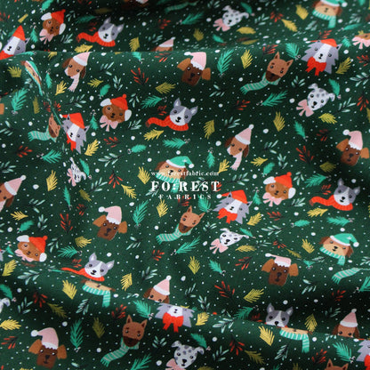 cotton - Barkmas Tree fabric - FO:REST Fabric 布恩堂Liberty fabrictana lawnjapanese fabricykk zipper