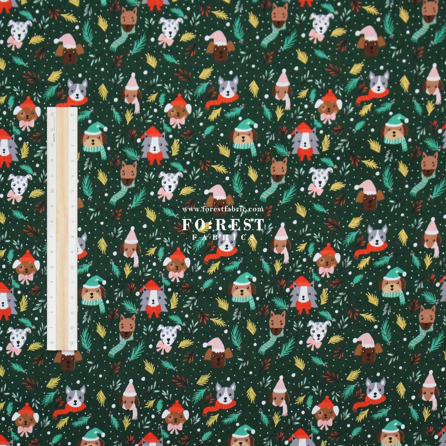 cotton - Barkmas Tree fabric - FO:REST Fabric 布恩堂Liberty fabrictana lawnjapanese fabricykk zipper