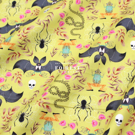cotton - Batty fabric - FO:REST Fabric 布恩堂Liberty fabrictana lawnjapanese fabricykk zipper