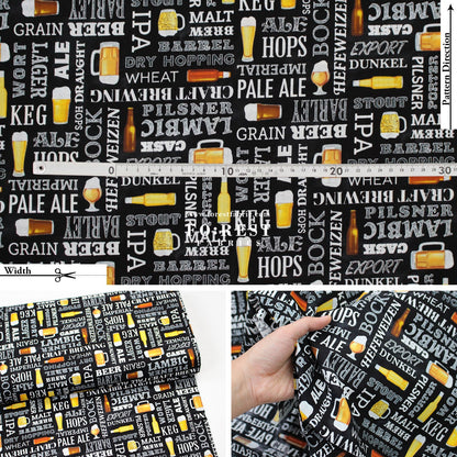 cotton - Beer fabric - FO:REST Fabric 布恩堂Liberty fabrictana lawnjapanese fabricykk zipper