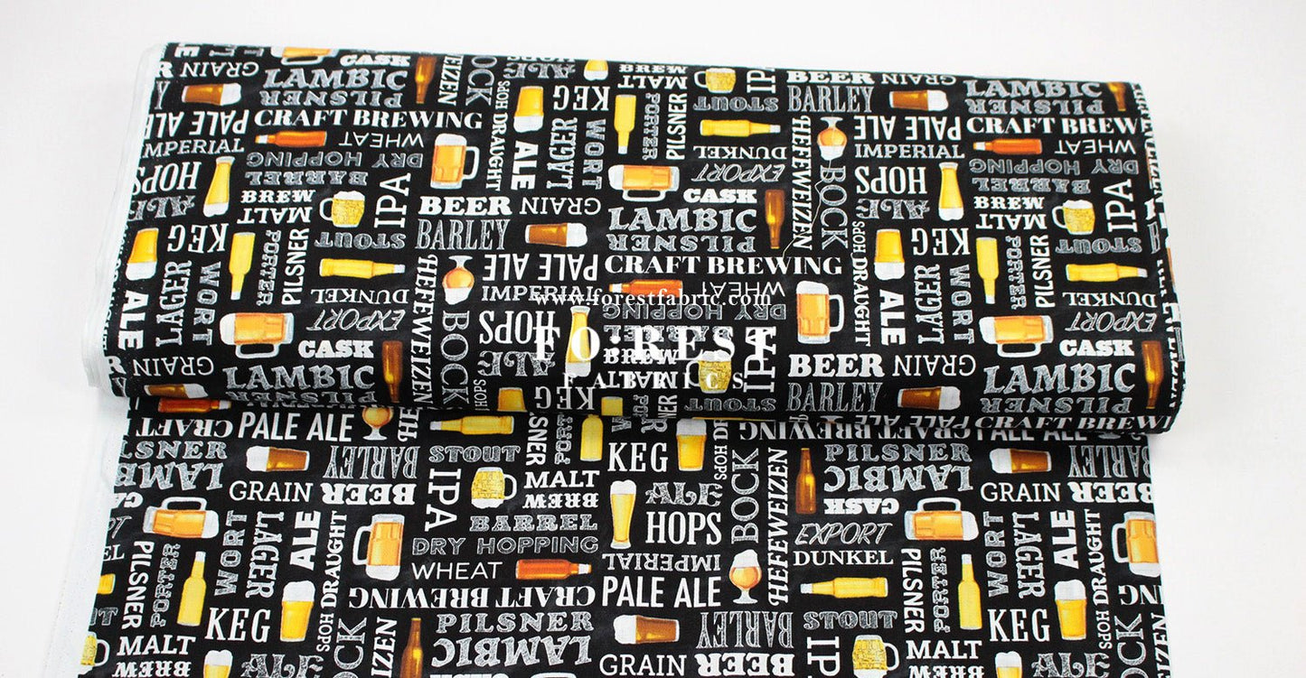 cotton - Beer fabric - FO:REST Fabric 布恩堂Liberty fabrictana lawnjapanese fabricykk zipper