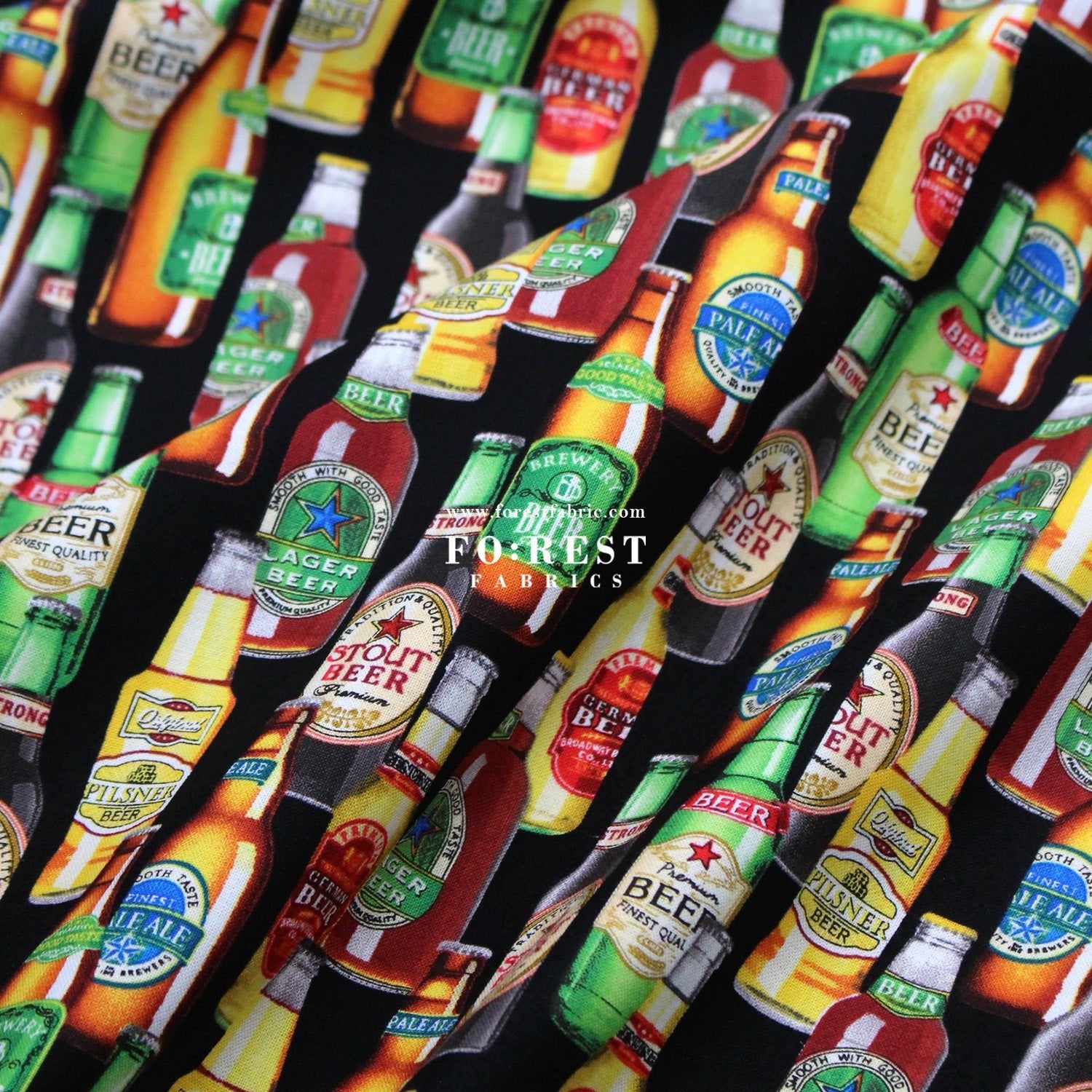 cotton - Beer fabric - FO:REST Fabric 布恩堂Liberty fabrictana lawnjapanese fabricykk zipper