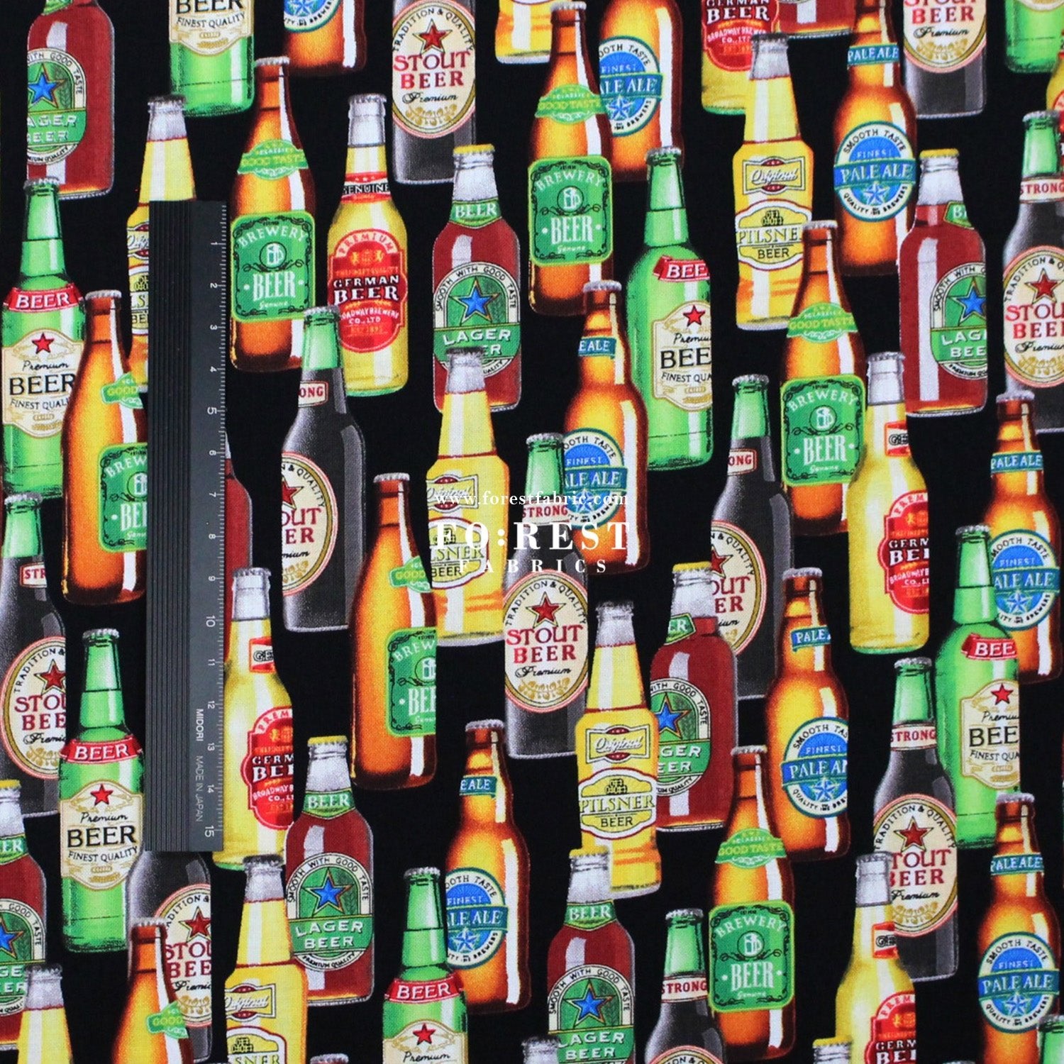 cotton - Beer fabric - FO:REST Fabric 布恩堂Liberty fabrictana lawnjapanese fabricykk zipper