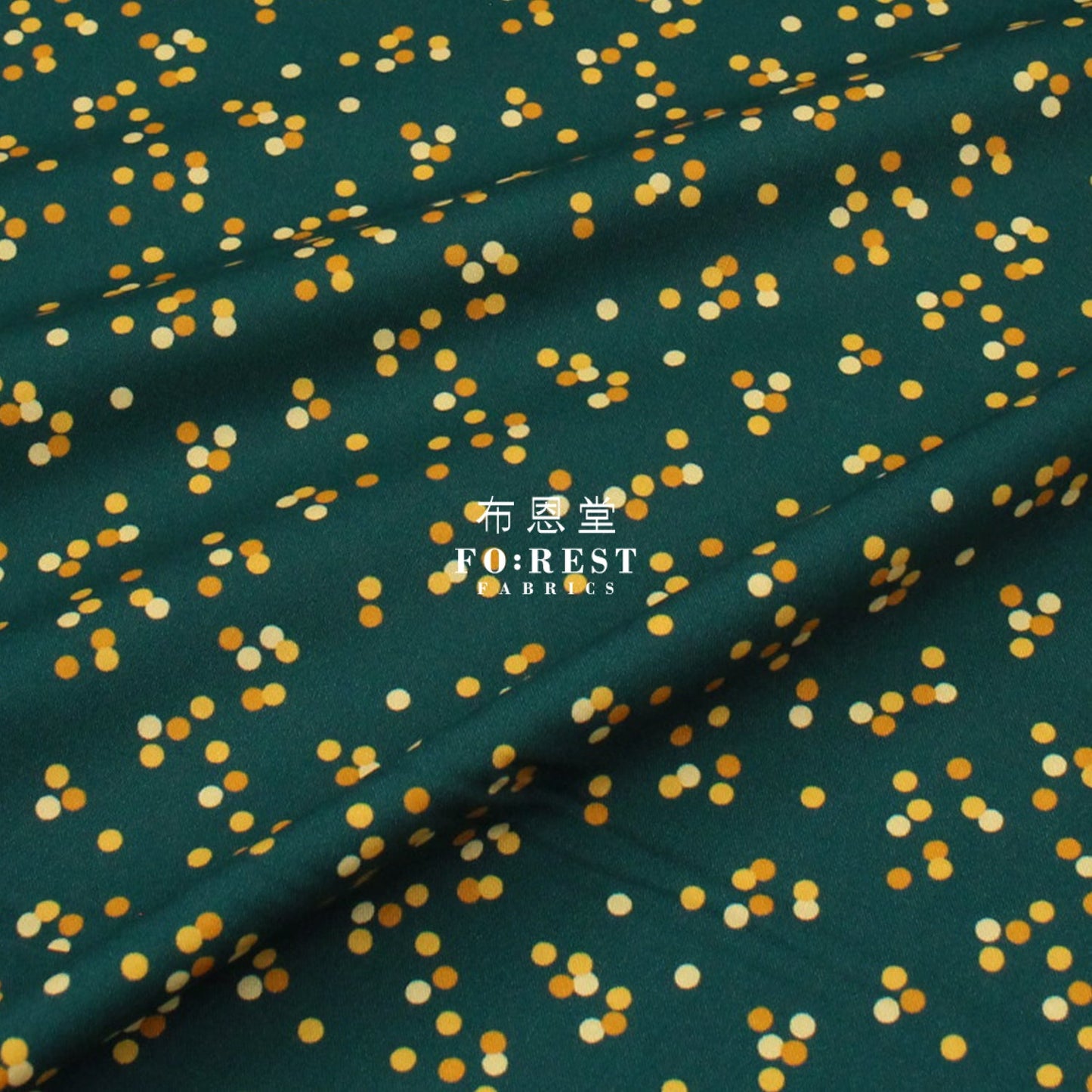 cotton - Billy Balls - Evergreen fabric - FO:REST Fabric 布恩堂Liberty fabrictana lawnjapanese fabricykk zipper