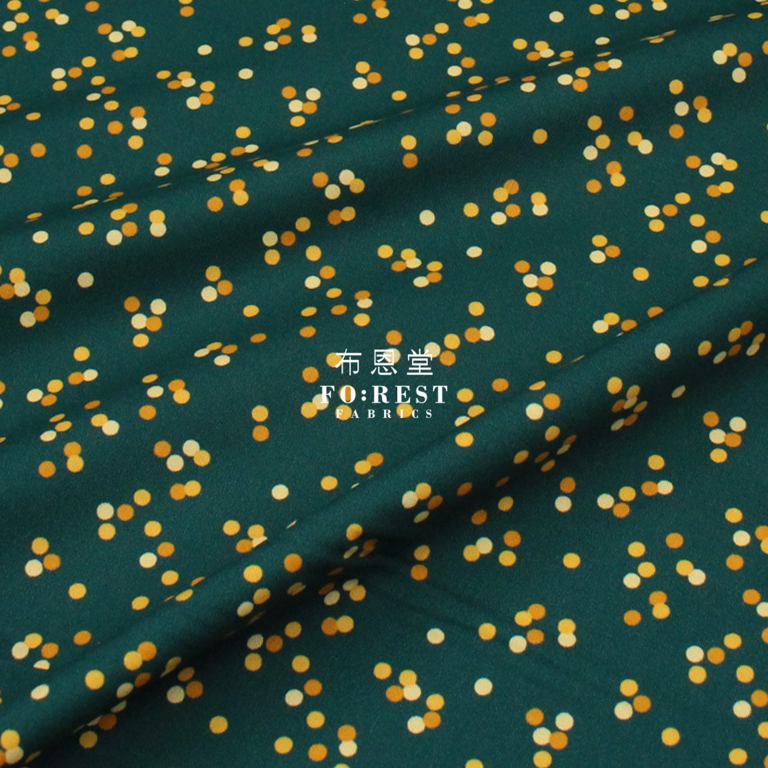 cotton - Billy Balls - Evergreen fabric - FO:REST Fabric 布恩堂Liberty fabrictana lawnjapanese fabricykk zipper