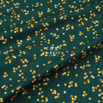 cotton - Billy Balls - Evergreen fabric - FO:REST Fabric 布恩堂Liberty fabrictana lawnjapanese fabricykk zipper