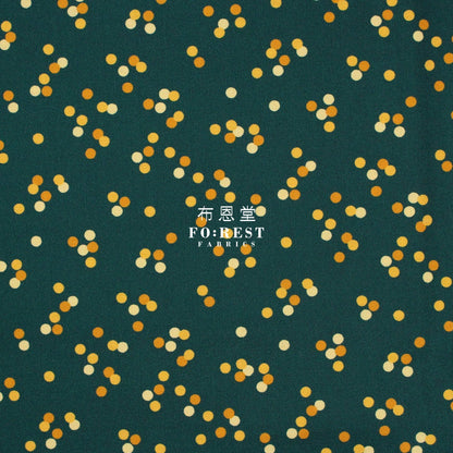 cotton - Billy Balls - Evergreen fabric - FO:REST Fabric 布恩堂Liberty fabrictana lawnjapanese fabricykk zipper