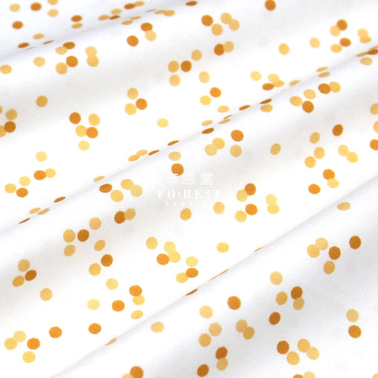 Cotton - Billy Balls White Fabric