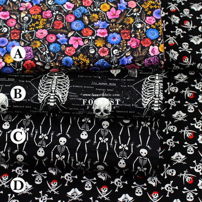 cotton - Bone fabric - FO:REST Fabric 布恩堂Liberty fabrictana lawnjapanese fabricykk zipper