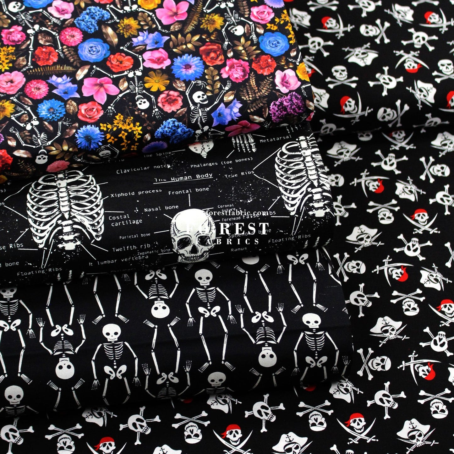 cotton - Bone fabric - FO:REST Fabric 布恩堂Liberty fabrictana lawnjapanese fabricykk zipper