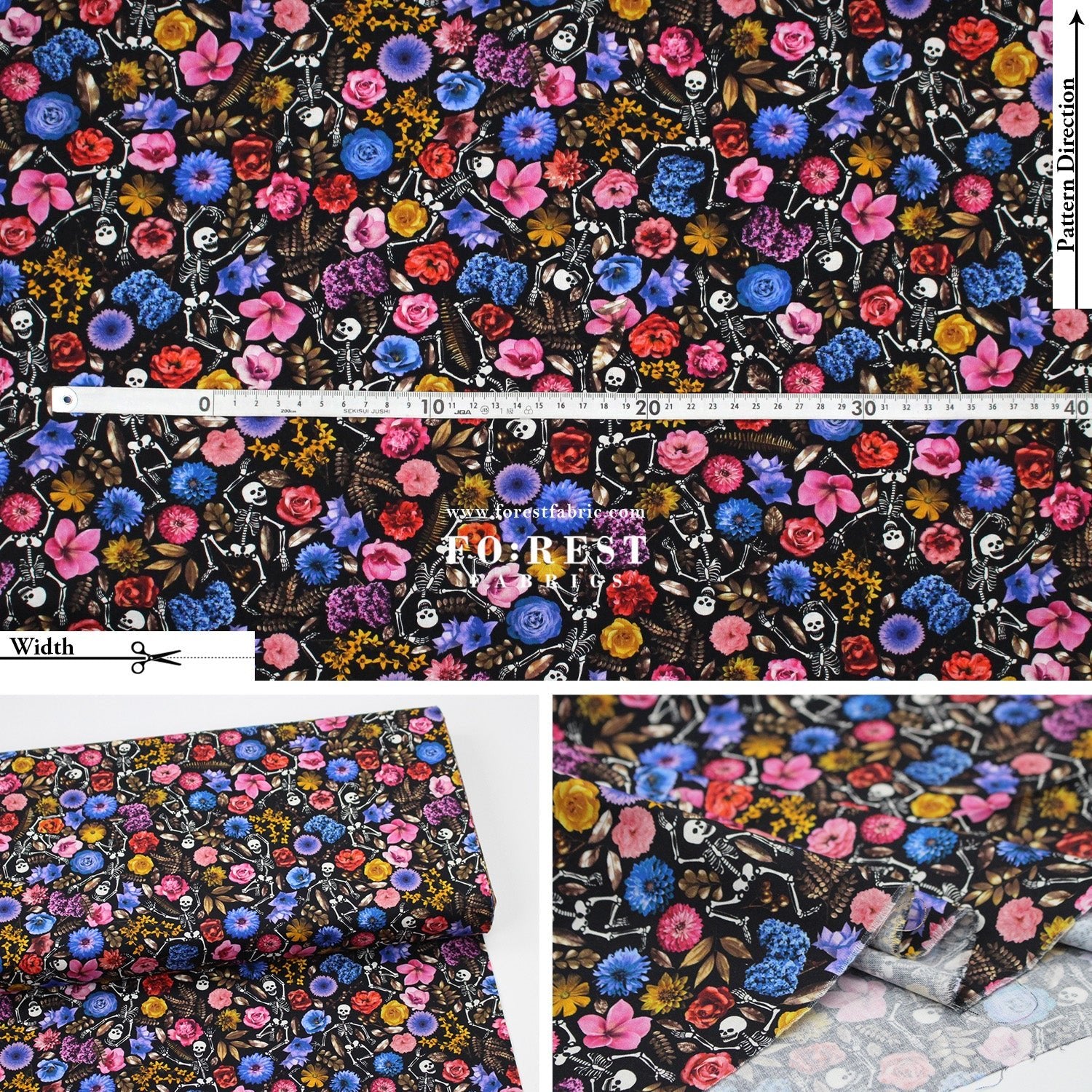 cotton - Bone fabric - FO:REST Fabric 布恩堂Liberty fabrictana lawnjapanese fabricykk zipper