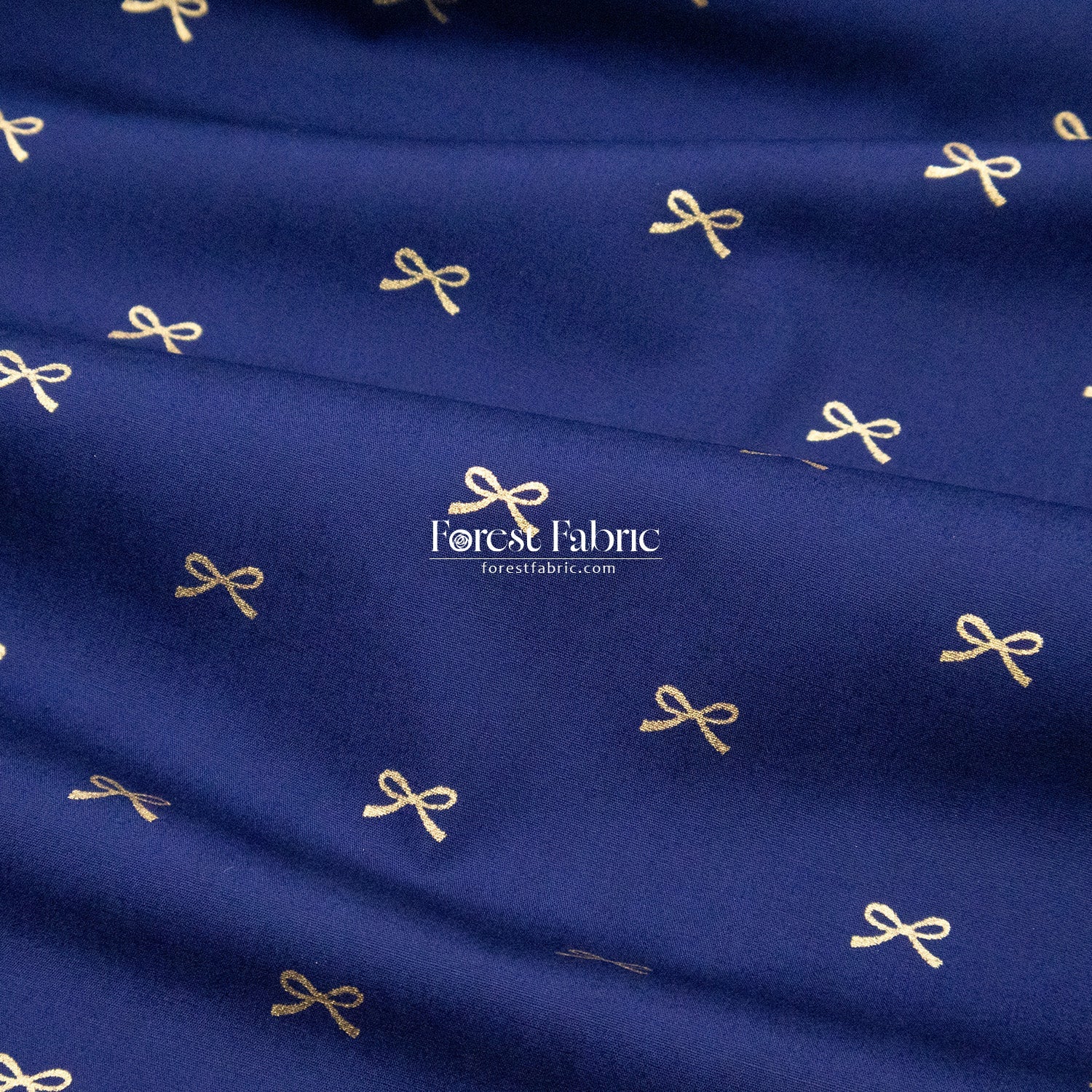 cotton - Bow with metallic fabric - FO:REST Fabric 布恩堂Liberty fabrictana lawnjapanese fabricykk zipper