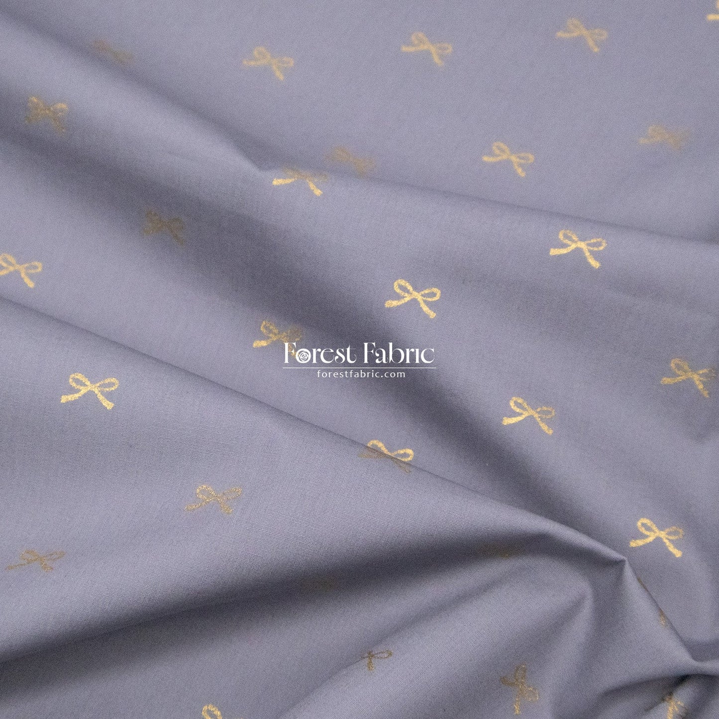 cotton - Bow with metallic fabric - FO:REST Fabric 布恩堂Liberty fabrictana lawnjapanese fabricykk zipper