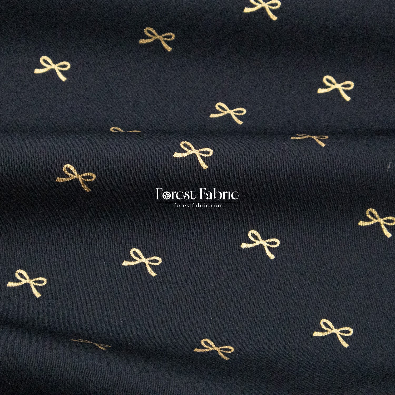 cotton - Bow with metallic fabric - FO:REST Fabric 布恩堂Liberty fabrictana lawnjapanese fabricykk zipper
