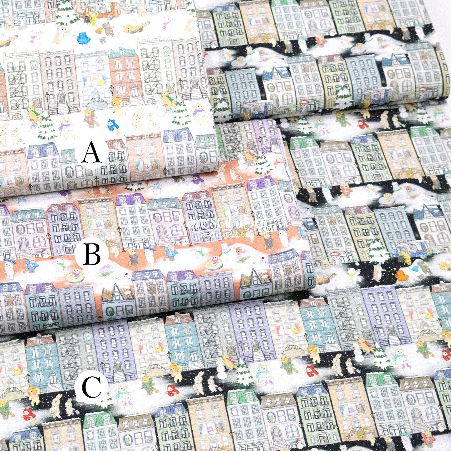 cotton - Brooklyn vacation fabric - FO:REST Fabric 布恩堂Liberty fabrictana lawnjapanese fabricykk zipper