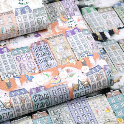 cotton - Brooklyn vacation fabric - FO:REST Fabric 布恩堂Liberty fabrictana lawnjapanese fabricykk zipper
